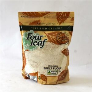 Four Leaf Flour Spelt Wholemeal 1kg Certified Organic